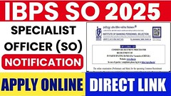 IBPS SO 15th Recruitment 2025 – Apply Online for 1007 Posts @ibps.in
